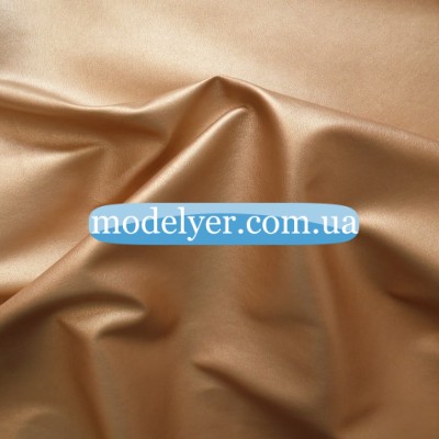 Ткань Кожзам стрейч (золото)